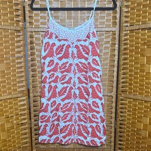 Vintage Juicy Couture Red & Cream Bird Pattern Dress